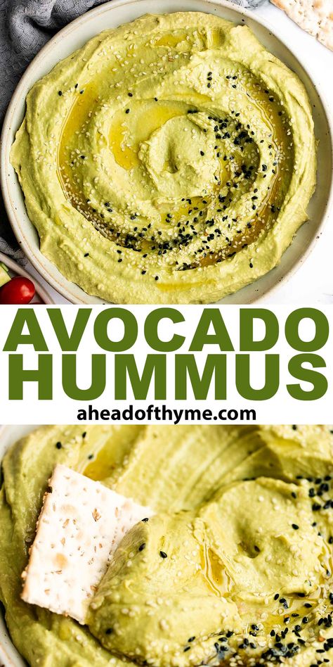 Hummus Recipe With Tahini, Avocado Dip Recipe, Easy Steak Fajitas, Hummus Bowl, Thyme Recipes, Sauces Recipes, Salsa Guacamole, Blood Type Diet, Avocado Toast Recipe