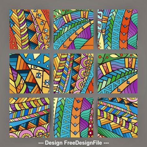 Pattern Drawing Ideas, Patterns Doodle, Modele Zentangle, Casa Interior, Village Art, Buddha Canvas, Arte Doodle, Mosaic Inspiration, Afrique Art