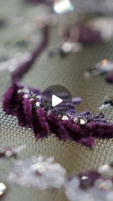 Haute Couture Embroidery Embellishments, Haute Couture Embroidery, Couture Embroidery, Maria Grazia Chiuri, Dior Couture, Summer 2024, Manila, A Video, Blending