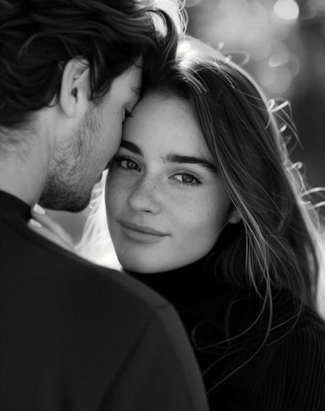 Cody Bret Aesthetic Couple Portrait, Dark Romantic Couples Photography, Self Portrait Couple Poses, Portrait Couple Photography, Man And Woman Hugging, Find A Man Who, Monochrome Portrait, Genuine Connection, Black White Portrait