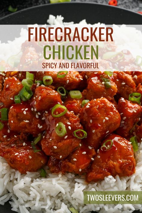 Firecracker Chicken, Simple Family Meals, Spicy Chicken Recipes, Chinese Cooking Recipes, Chicken Healthy, Easy Chinese Recipes, Yummy Chicken Recipes, Chicken And Rice, Best Chicken Recipes