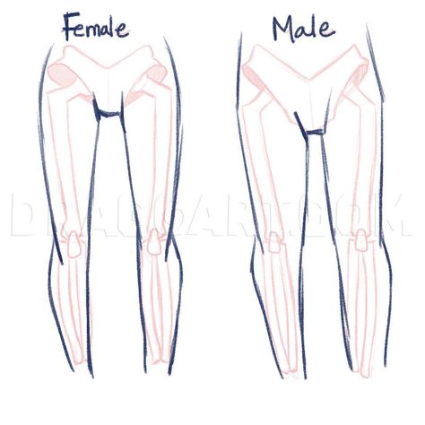 How To Draw Anime Anatomy, Step by Step, Drawing Guide, by PuzzlePieces | dragoart.com Vintage Prom Dresses, Female Legs, Dress Mid Length, Polka Dot Party, Body Drawing Tutorial, Graduation Gown, Anatomy Sketches, Vintage Prom, Body Anatomy