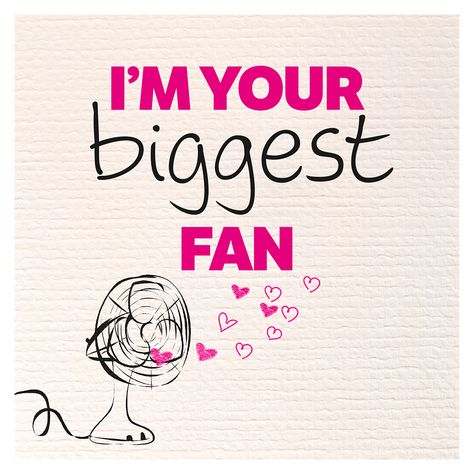 I'm your biggest fan (via Flair OnTheGo http://www.flair.be/nl/magazine-apps/279140/ontdek-onze-gloednieuwe-app-flair-onthego) I’m Your Biggest Fan, Im Your Biggest Fan Quotes, Im Your Biggest Fan, Short And Sweet Quotes, Fan Quotes, Mothers Quotes To Children, Booster Club, Beautiful Sayings, Romantic Quotes For Her