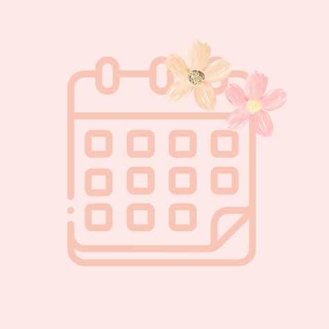 Calendar Logo Aesthetic, Calendar Icon Aesthetic, Pink Calendar Icon, Calendar Logo, Pink Calendar, Logo Aesthetic, Pink Wallpaper Hello Kitty, Shortcut Icon, Calendar Icon