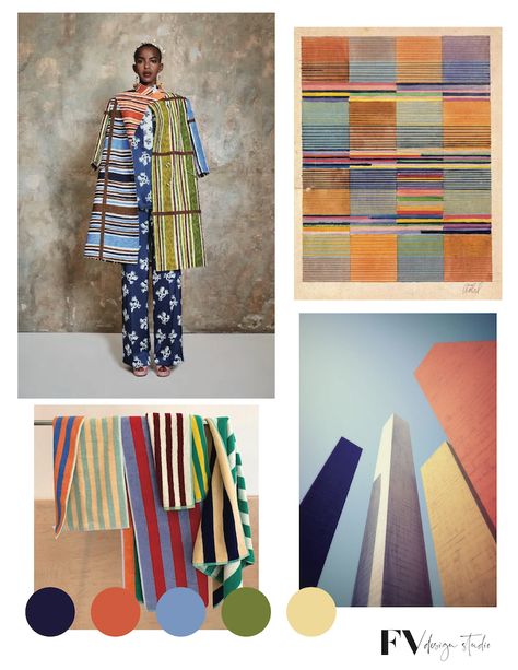 CARAVAN STRIPES / SPRING 2023 Duro Olowu, Fashion Trend Forecast, Color Trends Fashion, Fashion Forecasting, Christian Fashion, Trends 2023, Striped Towels, Print Trends, 2023 Fashion