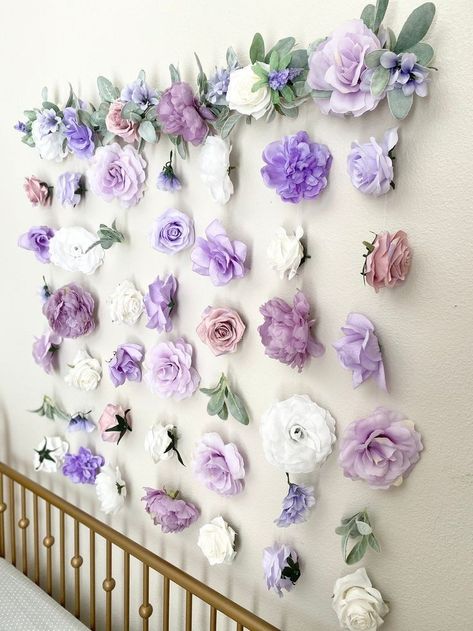 Purple Baby Rooms, Lavender Nursery Decor, Purple Nursery Girl, Lavender Nursery, Lavender Baby Showers, Purple Nursery, Butterfly Nursery, Girl Nursery Room