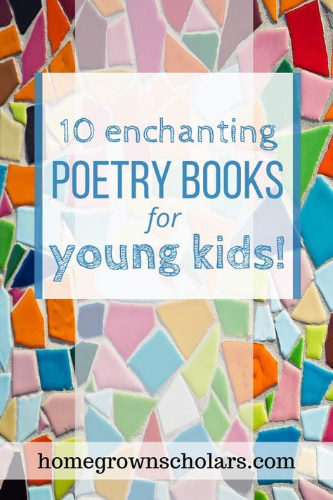 Poetry For Kindergarten, Kindergarten Poems, Preschool Poems, Best Poetry Books, Homeschooling Preschool, Childrens Poetry, Poetry For Kids, Homeschooling Resources, Poetry Month