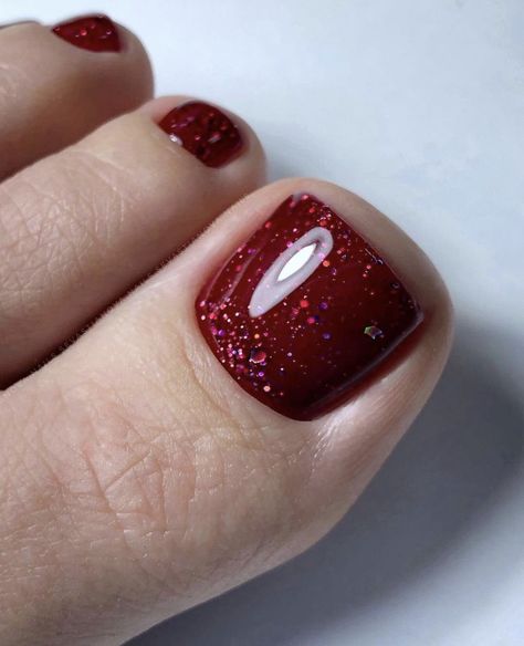 Feet Nail Art Designs, Feet Nail Art, Braided Ideas, Burgundy Acrylic, Shellac Pedicure, Burgundy Acrylic Nails, Cornrow Hairstyle, Simple Toe Nails, Red Toenails