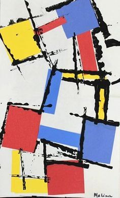 Mondrian. Cardboard edge for printing with black tempera on primary collaged squares and rectangles. Cardboard Printing, Analogous Colors, Paint Collage, Mondrian Art, Kindergarten Art Lessons, Black Prints, Kindergarten Art Projects, Artist Project, Creation Art