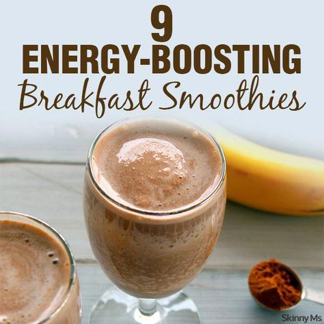 Energy Boosting Breakfast, Energy Smoothie Recipes, Energy Boosting Smoothies, Banana Apple Smoothie, Energy Smoothies, Best Smoothie Recipes, Healthy Breakfast Smoothies, Morning Smoothie, Strawberry Smoothie