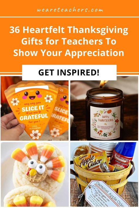 Thanksgiving Gifts For Teachers, Thanksgiving Candy Bar Wrappers, Thanksgiving Teacher Gifts, Thanksgiving Gifts Diy, Thanksgiving Appreciation, Thanksgiving Baskets, Daycare Teacher Gifts, Teachers Thanksgiving, Kids Candles