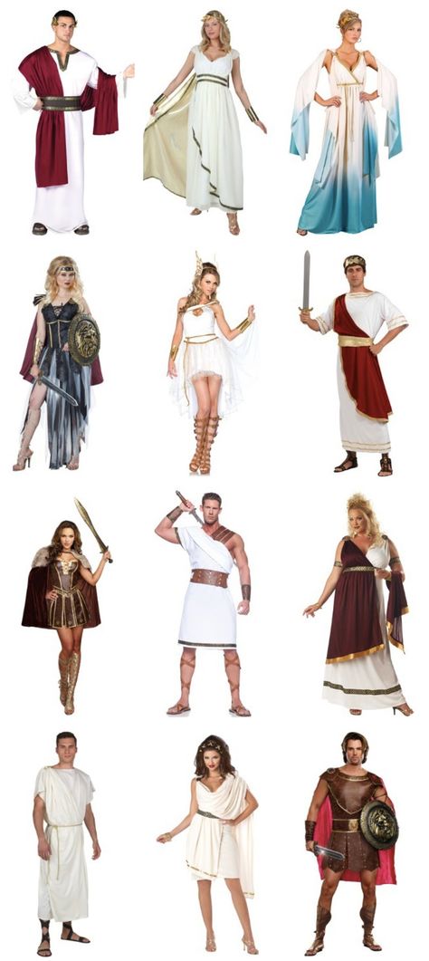 Ides of March Toga Party Costumes Toga Party Ideas Decoration, Roman Party Theme, Toga Party Ideas, Toga Party Decorations, Greek Gods Costume, Toga Fancy Dress, Toga Party Costume, Toga Outfit, Greek Mythology Costumes