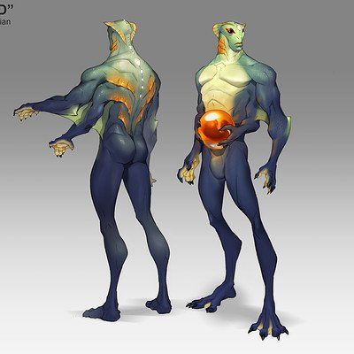 ArtStation - Dashiana ❤️‍ Amphibian Humanoid, Sci Fi Species, Aliens Species, Characters Inspiration, Draw Animals, Alien Character, Alien Concept, Alien Design, Alien Concept Art