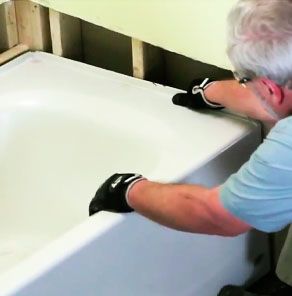 In most cases, removing an old bathtub is a project homeowners who are handy with a few common tools can do themselves. Take a look at Removing and Replacing a Bathtub at HomeDepot.com to see how to take on this project. Remove Bathtub, Old Bathtub, House Upgrades, Bathtub Remodel, Interior Work, Upstairs Bathrooms, Bathroom Redo, Diy Remodel, Bathroom Renos