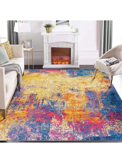 Park City Mountain, Abstract Area Rug, Indoor Carpet, Decorating Styles, Rug Modern, Rug Stain, Living Room Area Rugs, Washable Rug, Washable Area Rugs