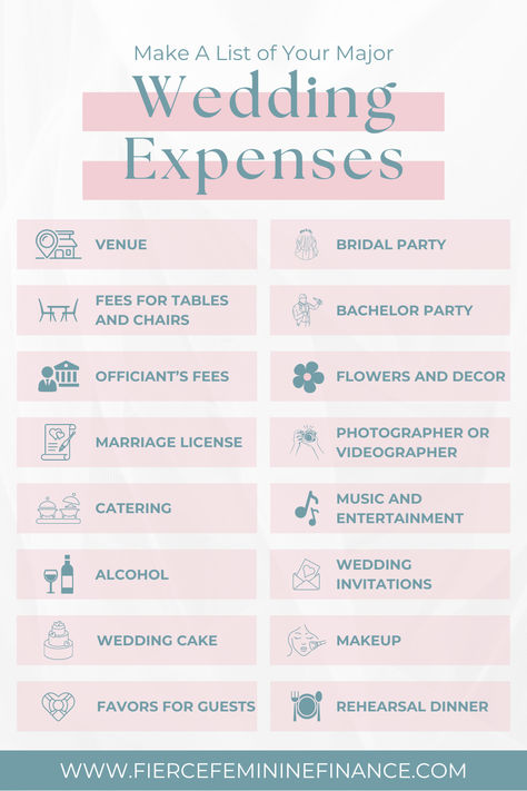 Learn how to create a wedding budget that won't make you look "cheap" OR leave you filing for bankruptcy after the wedding day! Licensed financial advisor does a complete weddin budget breakdown, including a wedding budget spreadsheet template, downloadable wedding budget checklist, and tips for how to plan a wedding on a budget Wedding 101 Cheat Sheets, 1000 Wedding Budget, Preparing For A Wedding, How To Save For Wedding, Micro Wedding Budget, How To Plan A Wedding On A Budget, 10000 Wedding Budget, 5000 Wedding Budget, Cheap Wedding Ideas On A Budget