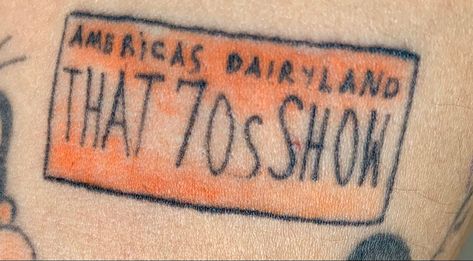 That 70s Show Tattoo Ideas, That 70s Show Tattoo, 70s Show Tattoo, 70s Tattoo Ideas, Show Tattoo, Punk Tattoo, Flash Ideas, 70s Show, 70 Show