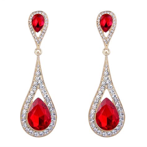 PRICES MAY VARY. These women accessory dangle earrings are made of crystals. Wearing a dinner dress, formal gown or spectacular in casual wear, matching this pair of delicate earrings, it will make you more eye-catching in ceremony, party, dancing and other gorgeous occasions. These graceful teardrop earrings for bridal, bridesmaids and banquet. Wearing this kind of jewelry will make you more elegant, more glamorous, more attractive. Also, it will be an ideal gift for your girlfriend, wife, fian Dinner Dress Formal, Burgundy Gown, Party Dancing, Black Earrings Dangle, Deco Wedding, Inspirational Design, Jewelry Fashion Trends, Party Earrings, Art Deco Wedding