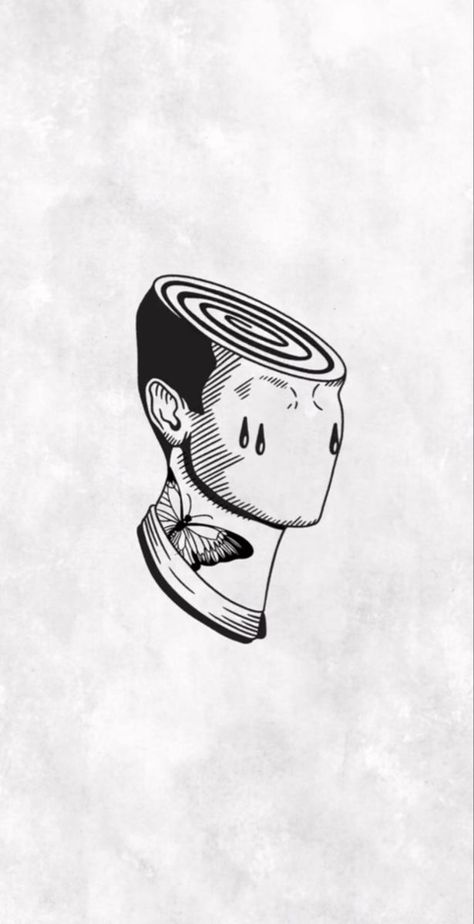 Lost Mind Tattoo, Overthinking Tattoo Ideas For Men, Fancy Tattoo For Man, The Thinker Tattoo, Overthinker Tattoo Ideas, Tattoos For Overthinkers, Over Thinking Tattoo, Overthinking Tattoos, Tattoo Ideas For Overthinkers