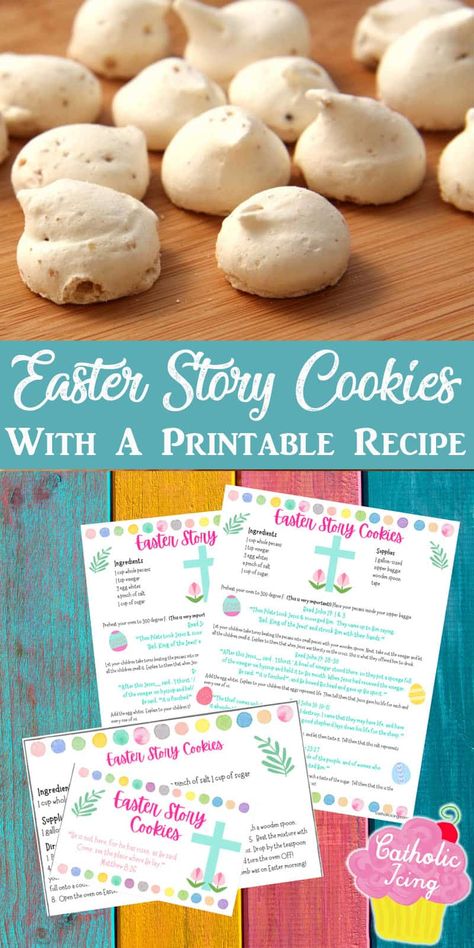 Resurrection Cookies, Scripture Cookies, Resurrection Rolls Recipe, Easter Desserts Cake, Forgotten Cookies, Easter Scriptures, Easter Lessons, Easter Snacks, Easter Morning