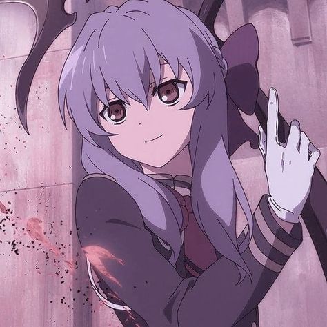 Shinoa Hiiragi, Icons Girls, Seraph Of The End, Owari No Seraph, Gothic Anime, Cool Anime Pictures, Attack On Titan Anime, Dark Anime, All Anime