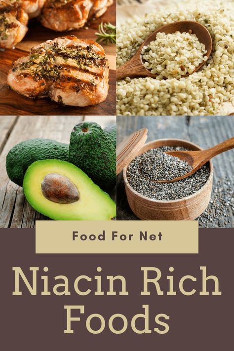 Niacin is often used as a supplement, but you can get niacin in your food too. These foods are all good choices. #nutrition #b3 Niacin Rich Foods, Foods High In Niacin, Guavas, Maitake Mushroom, Lean Pork, Stuffed Portabella Mushrooms, Dukan Diet, Healthy Fish, Food Articles