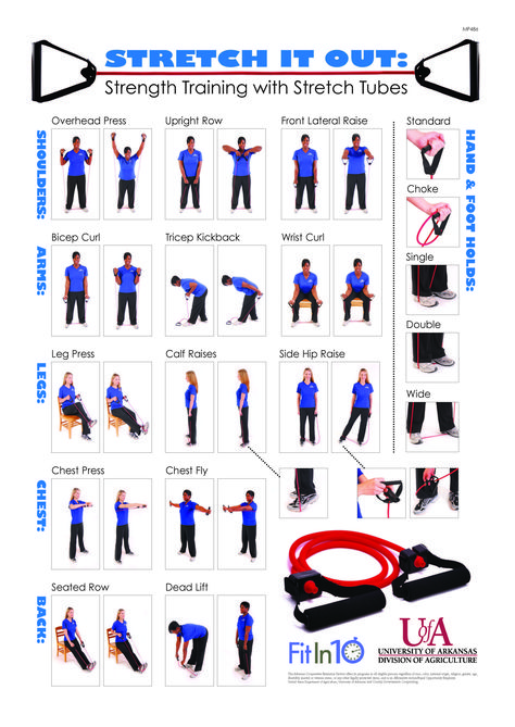 Resistance Tube Workout, Daily Exercise Routine, Resistant Band Workouts, Resistance Band Training, Band Workouts, Tricep Kickback, Increasing Flexibility, Resistance Tube, Band Exercises