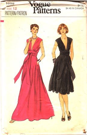 9658 Midriff Dress, Evening Dress Sewing Patterns, Style Dress Patterns, Vogue Dress Patterns, Evening Dress Patterns, Vintage Dress Patterns, Vogue Pattern, Miss Dress, Vogue Patterns