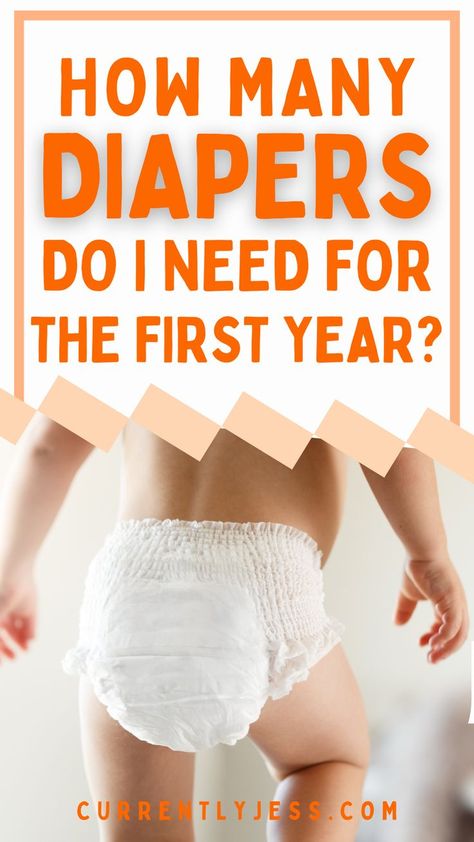 Blog post abotut how many diapers you will need during the first year of babies life and how much in each size. Tips to create a diaper stockpile Baby Shower Pin, Baby On A Budget, Baby Prep, Preparing For Baby, Baby Must Haves, Babies First Year, Baby Supplies, Newborn Care, Everything Baby