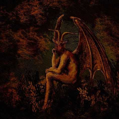 Lucifer resting by Arte-Di-Maleficia on DeviantArt Fallen Angel Art, Atmospheric Photo, Friends Art, Horror House, Occult Art, Gothic Aesthetic, Dark Star, Demon Art, Old Paintings