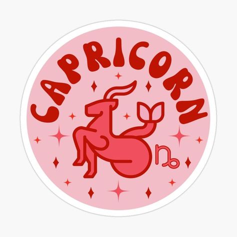 This sticker features a goat and the Capricorn zodiac sign. It can be the perfect gift for a friend or family member who is a Capricorn sign. Capricorn Stickers Aesthetic, Zodiac Signs Stickers, Zodiac Signs Aesthetic, Capricorn Sticker, Capricorn Design, Zodiac Stickers, Capricorn Aesthetic, Preppy Prints, Twin Flame Art