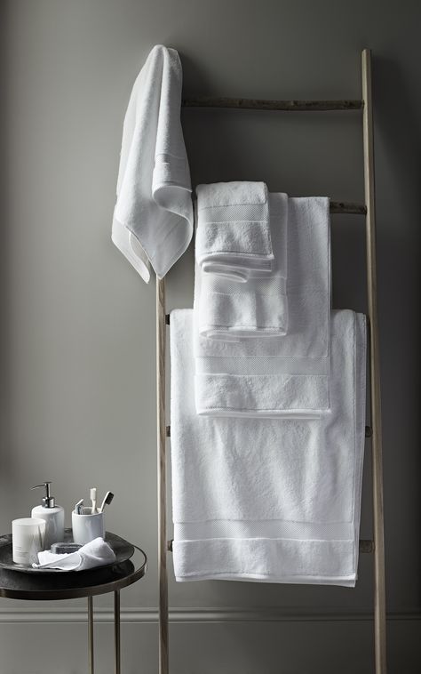 @sainsburys Autumn / Winter & Christmas 2016   At the heart of our home offering is a collection of premium home essentials. With a focus on delivering the utmost quality at better-than-high-street prices whilst staying true to Sainsbury's design credentials. #sainsburyshome Massage Room Design, Serene Bathroom, Egyptian Cotton Towels, Gorgeous Bathroom, Bath Towels Luxury, Bathroom Accessories Sets, Everyday Luxury, Hotel Bathroom, Modern Shower