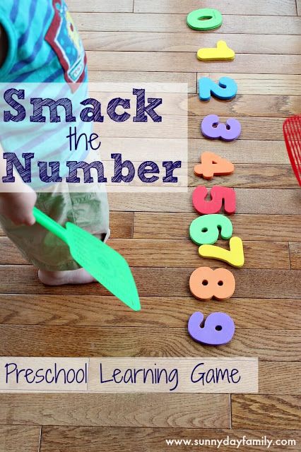 Easy, fun, no prep number activity for preschoolers! Help them learn numbers while playing a fun game. Number Activities Preschool, Learning Games For Preschoolers, Number Activity, Activity For Preschoolers, Activity For Toddlers, Learn Numbers, Number Activities, Numbers Preschool, Math Activities Preschool