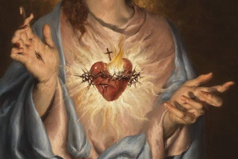 Biblical Art, Arte Inspo, Catholic Art, Sacred Art, Old Art, Religious Art, Christian Art, Sacred Heart, Aesthetic Art