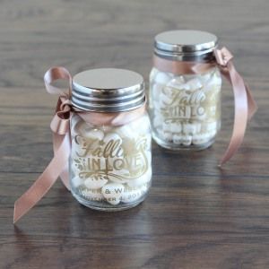 Winery Reception, Mason Jar Wedding Favors, Mason Jar Favors, Table Gifts, Wedding Favour Jars, Fiesta Bridal Shower, Wedding Favors And Gifts, Mini Mason Jars, Fall Love