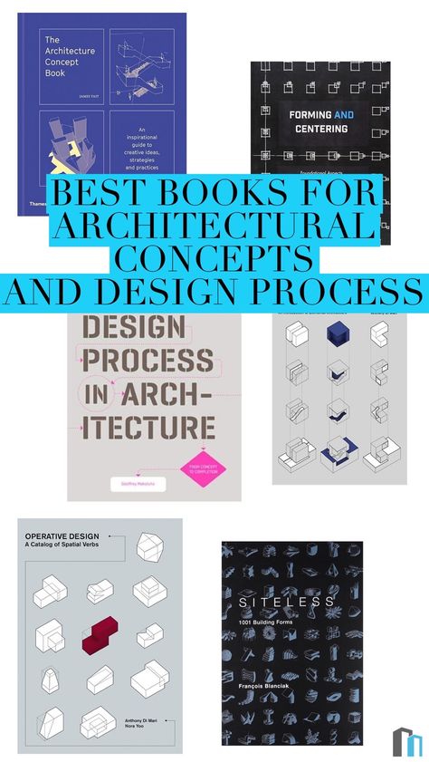 Architecture Books To Read, Books For Architects, Books About Architecture, Best Architecture Books, Books On Architecture, Books For Architecture Students, Tips For Architecture Students, Design Brief Architecture, Books For Designers