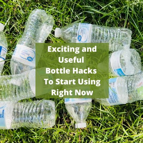 Repurposed Water Bottles, Things To Do With Water Bottles, Water Bottle Upcycle Ideas, Diy With Water Bottles, Empty Water Bottle Crafts, Upcycle Water Bottles, Water Bottle Recycle Projects, Cirkul Bottle Hacks, Crafts With Water Bottles