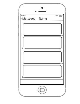 Fun iPhone template to use as an Exit Slip: "Text me what you learned today." Text boxes allow students to respond to each other or the teacher to write a comment. iphone template can also be utilized as a Total Participation strategy in which students "text" a thought, hypothesis, or opinion and ... Phone Printable Template, Permission Slip Template Free Printable, Telephone Message Template, Iphone Printable Template, Exit Slips Middle, Cute Text, Exit Slip, Creative Writing For Kids, Bullet Journal Month