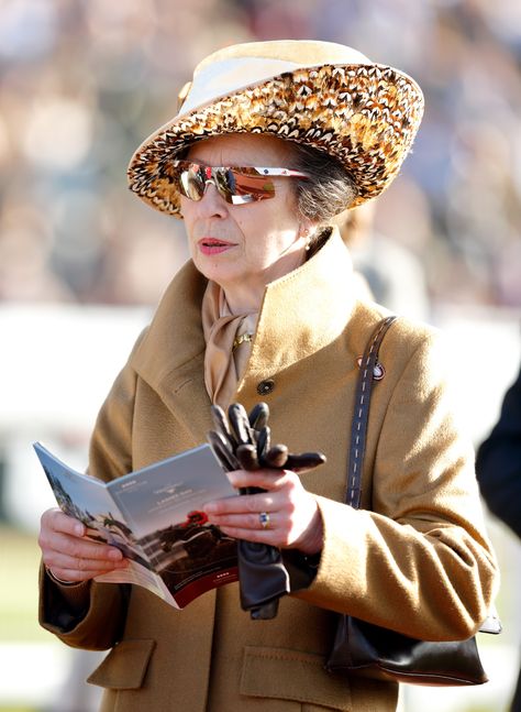 Princess Anne Is a Modern Fashion Icon Hiding in Plain Sight Photos | W Magazine Prince Anne, Cheltenham England, Princesa Anne, Princesa Real, Cheltenham Festival, Hiding In Plain Sight, Royal Family England, Carine Roitfeld, Eyewear Trends