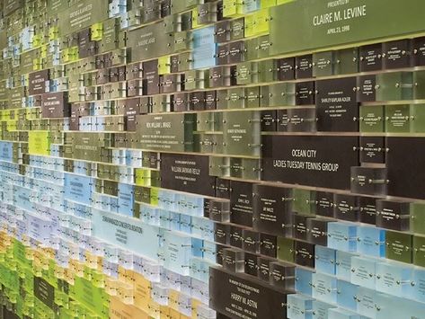 A Step-by-Step Guide To Building A Donor Wall- Physical & Virtual Donor Wall Design, Donor Recognition Wall, Facilities Management, Strong Names, Donor Recognition, Fire Hall, Donor Wall, Name Recognition, Hospital Interior