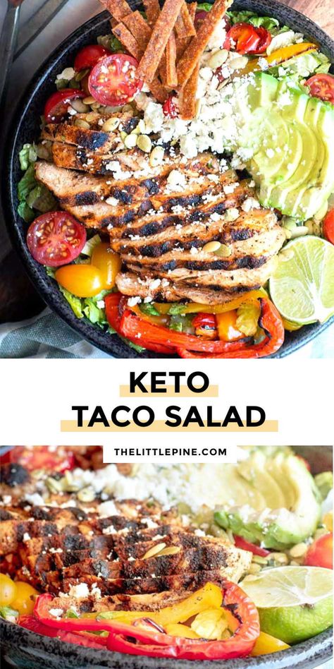 Low Carb Taco Salad, Low Carb Taco, Keto Taco Salad, Keto Salad, Medicine Tips, Low Carb Tacos, Taco Salad Recipes, Boiled Egg Diet Plan, Keto Taco