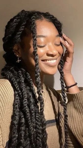 Marley Twist Hairstyles, Marley Twist, Afro Twist, Chic Crochet, Marley Hair, Protective Hair, Cute Box Braids Hairstyles, Twist Braid Hairstyles, Protective Hairstyles Braids