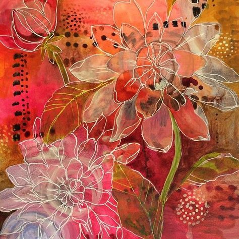 Modern Art Movements, Intuitive Painting, Intuitive Art, Painting Floral, Watercolor Artists, Arte Inspo, Floral Artwork, Abstract Photography, Arte Floral