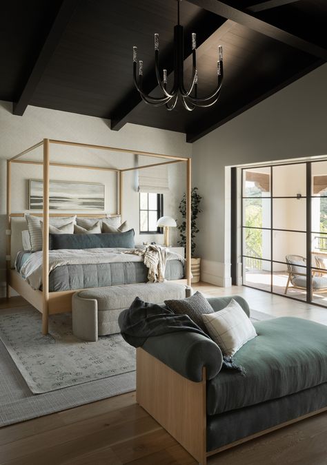 Earthy Eclectic - Lindye Galloway Earthy Eclectic, Lindye Galloway, Airy Bedroom, Sage Green Bedroom, Sage Green Walls, Green Bedroom, Accent Wall Bedroom, Bedroom Green, California Homes