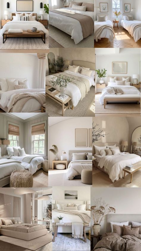 White bed sheets clean bedroom bright windows open space cream and ivory color scheme minimalist design Cream Aesthetic Bedroom, Ivory Bedroom, Bedroom Sheets, Bedroom Cream, Bedroom Nordic, Hotel Linen, Nordic Interior Design, Bedroom Layout, Nordic Scandinavian