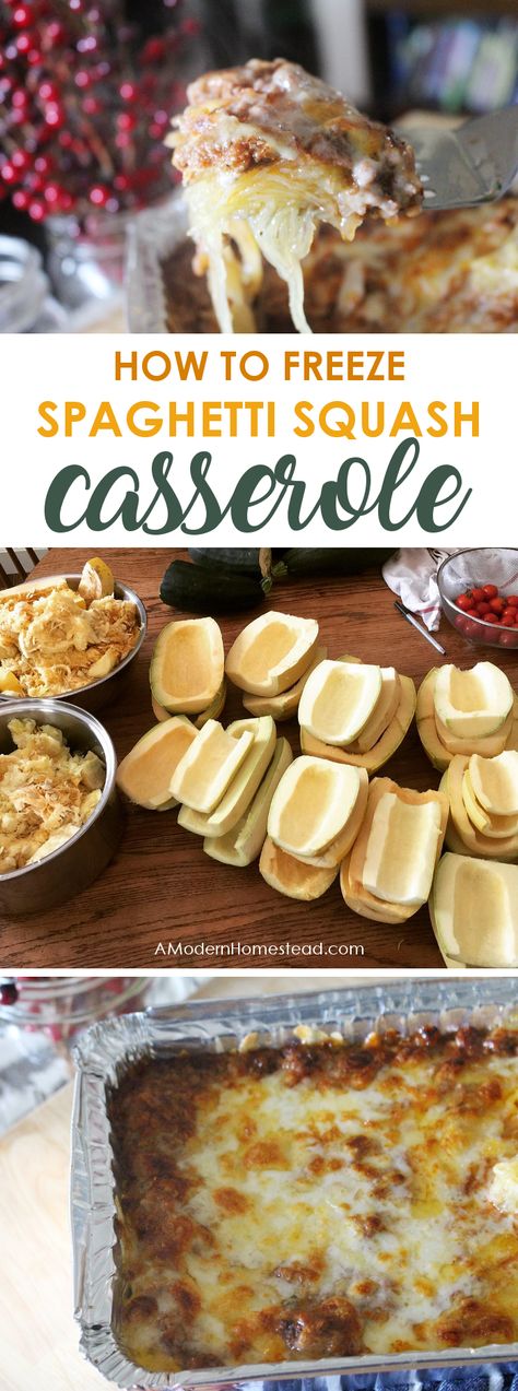 How to Freeze Spaghetti Squash Casserole Freeze Spaghetti Squash, Freeze Spaghetti, Freezing Spaghetti Squash, Delicious Spaghetti, Freezing Fruit, Spaghetti Squash Casserole, Baked Squash, Keto Crockpot Recipes, Spaghetti Squash Recipes