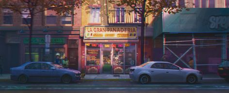 Spiderverse Environment, Spiderverse Background, Best Art Books, Background Study, German Town, Game Background Art, Spider Man Across The Spider Verse, Ny Art, Across The Spider Verse