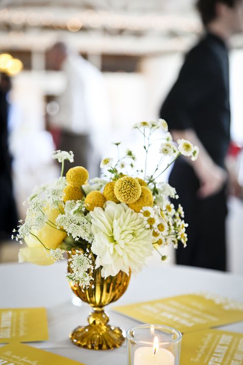 White And Yellow Flower Arrangements Table Settings, Yellow Flower Table Arrangements, Orange And Yellow Centerpieces, Yellow Gold Flowers, Yellow Fall Wedding Flowers, White And Yellow Flower Arrangements, Gold And Yellow Wedding, Yellow Floral Centerpieces, Yellow Floral Arrangements