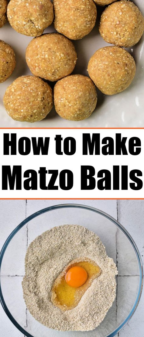 Matzah Ball Recipe, Matzo Ball Recipe, Matzo Ball Soup Recipe, Matzo Balls, Matzo Ball, Jewish Holiday Recipes, Matzo Ball Soup, Matzo Meal, Matzoh Ball