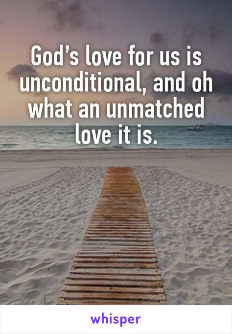 God’s love for us is unconditional, and oh what an unmatched love it is. Gods Unconditional Love, Love Is Unconditional, Unconditional Love, Jesus Quotes, Gods Love, Love It, Words Of Wisdom, Jesus, Quotes